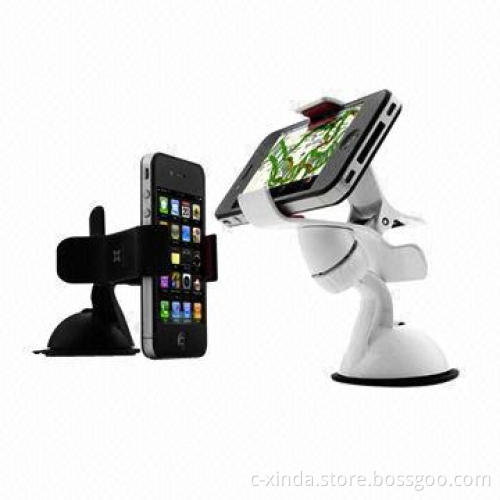 Car universal holders for smartphone with 360 degree rotation,maximum opening of 90mm clip site